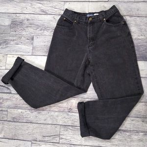 Vintage 90's Liz Claiborne Mom Jeans Black 6P
